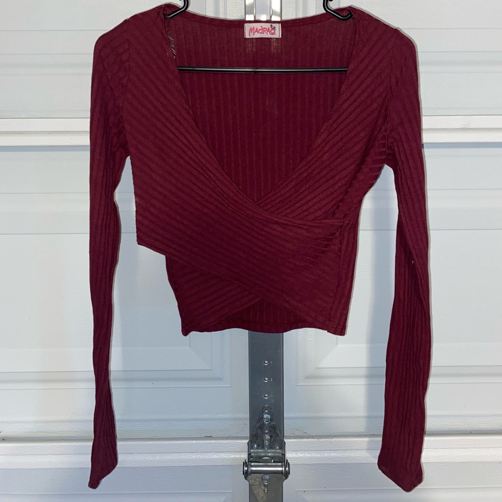 Wine colored top from madrags